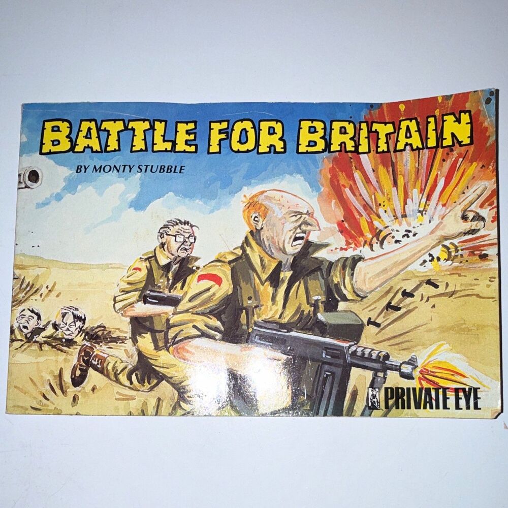 Monty Stubble & Ian Hislop Battle for Britain Private Eye PB Illus 1987